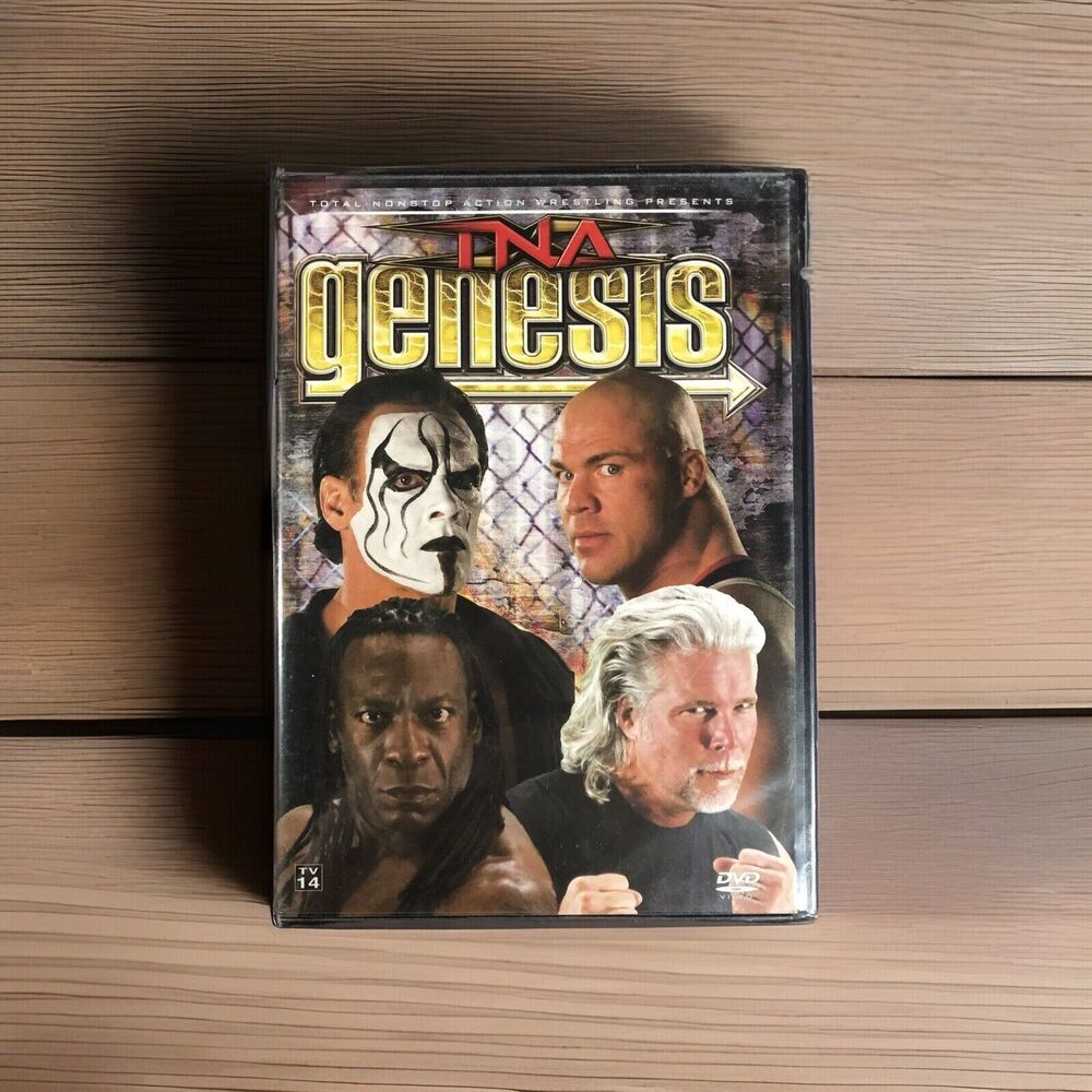 TNA Genesis 2007 Wrestling DVD Sting Booker T Kurt Angle Kevin Nash RARE OOP New
